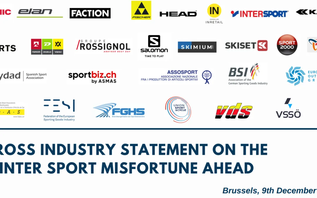 Cross industry Statement on the Winter Sport misfortune ahead
