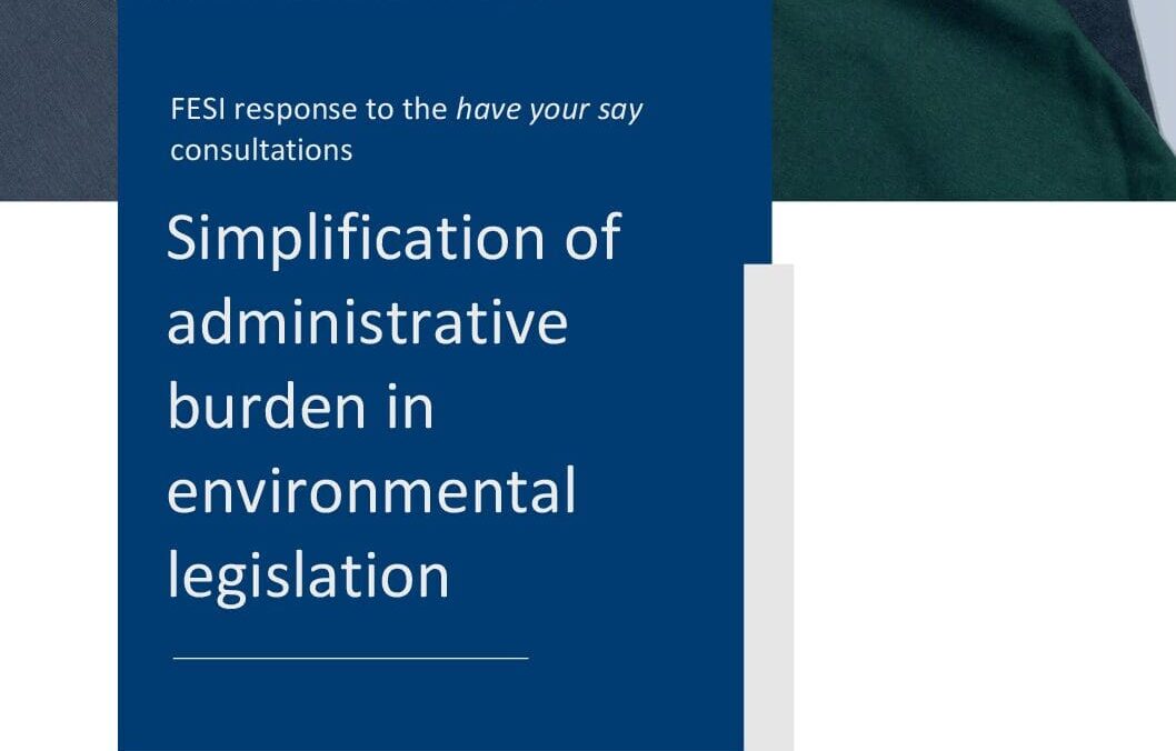 fesi response to the simplification of administrative burdens in environmental legislation consultations 1 pdf